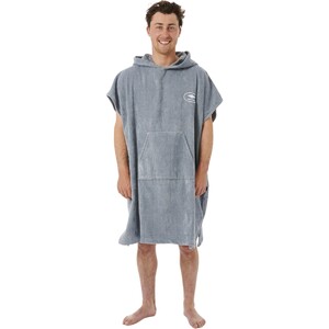 2024 Rip Curl Mens Logo Kapuzenhandtuch ndern Robe / Poncho 00GMTO - Blau