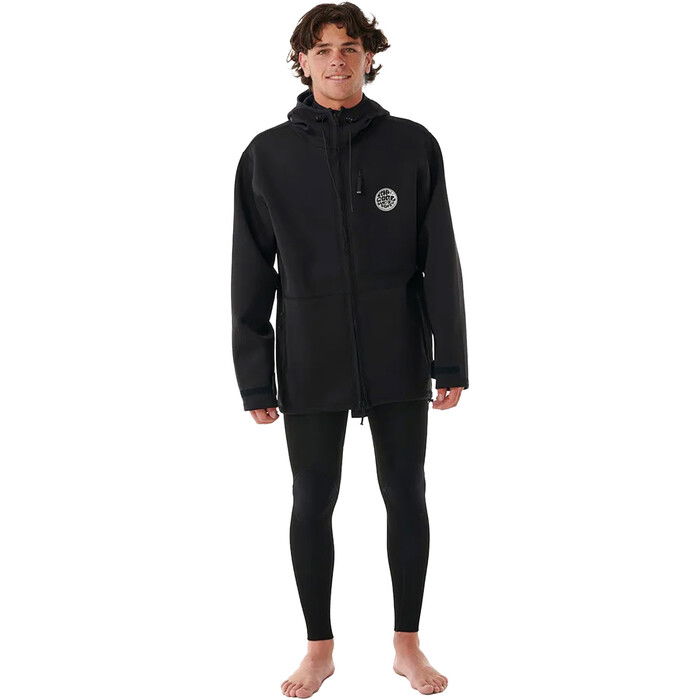 2024 Rip Curl Mnner Neo Jacket 120MWJ - Black