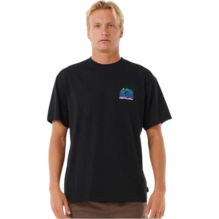 Rip Curl Mnner 2024 VaporCool Suche Trek Tee 0K6MTE - Black