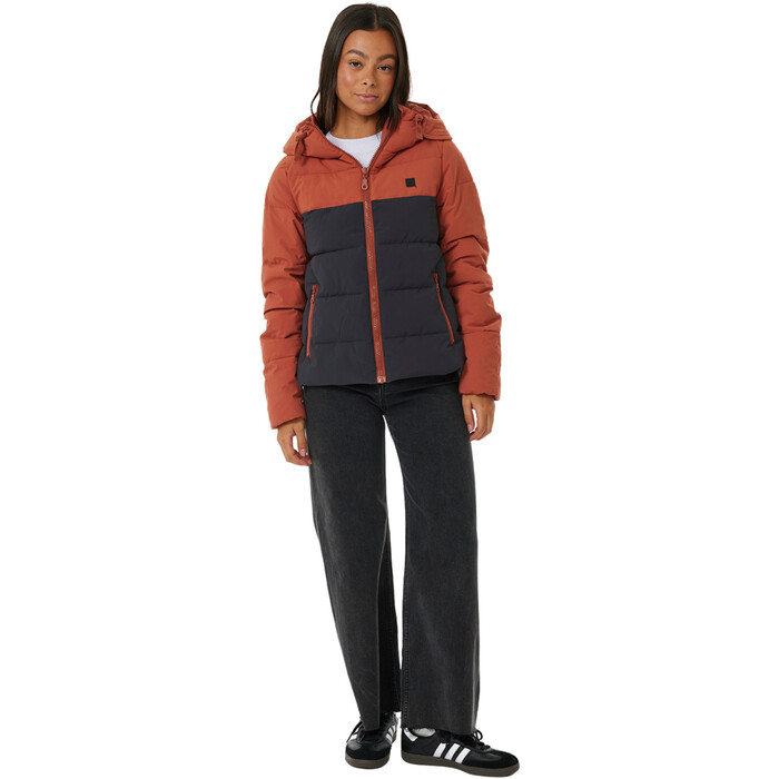 2024 Rip Curl Womens Anti Series Contrast Jacket 02HWJA - Rust