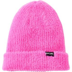 2024 Rip Curl Womens Fuzzy Shallow Beanie 05OWHE - Hot Pink