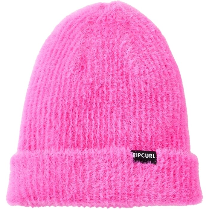 2024 Rip Curl Frauen Fuzzy Shallow Beanie 05OWHE - Hot Pink