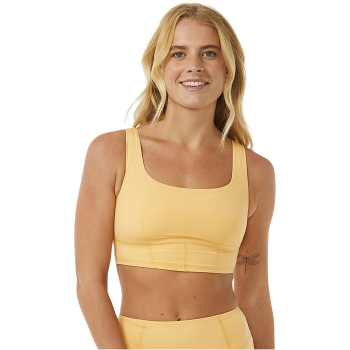 2024 Rip Curl Frauen Mirage Ultimate Scoop Neck Crop Bikini Top 0B3WSW - Orange