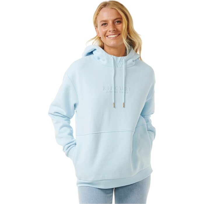 2024 Rip Curl Frauen Premium Surf Hoodie GFEDU9 - Light Blue