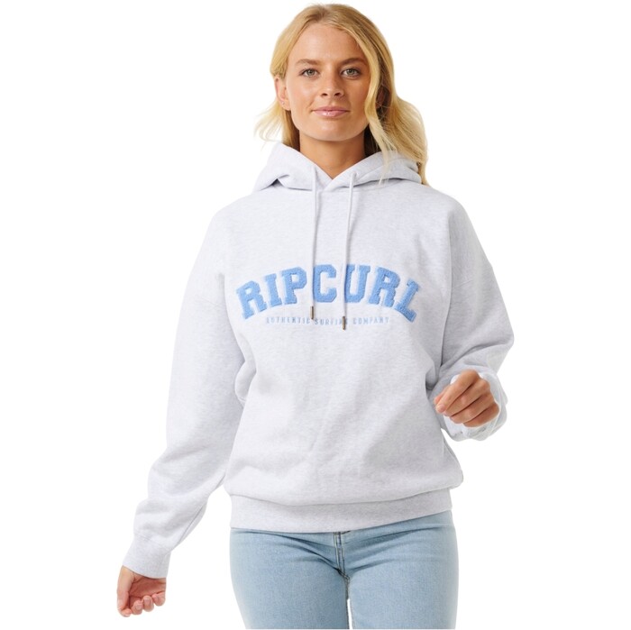 2024 Rip Curl Womens Varsity Hoodie 08HWFL - grey marle