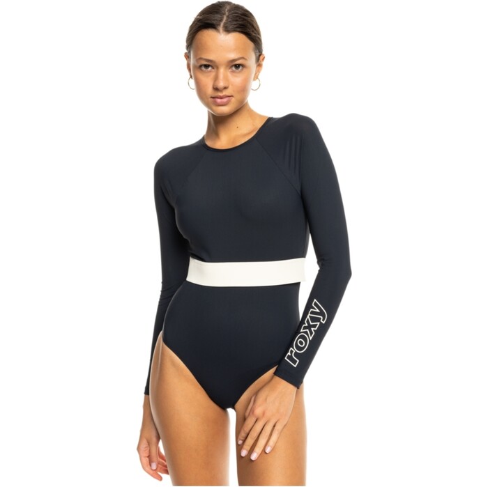 2024 Roxy Frauen Active Einteiliger Surfsuit ERJWR03800 - Anthracite