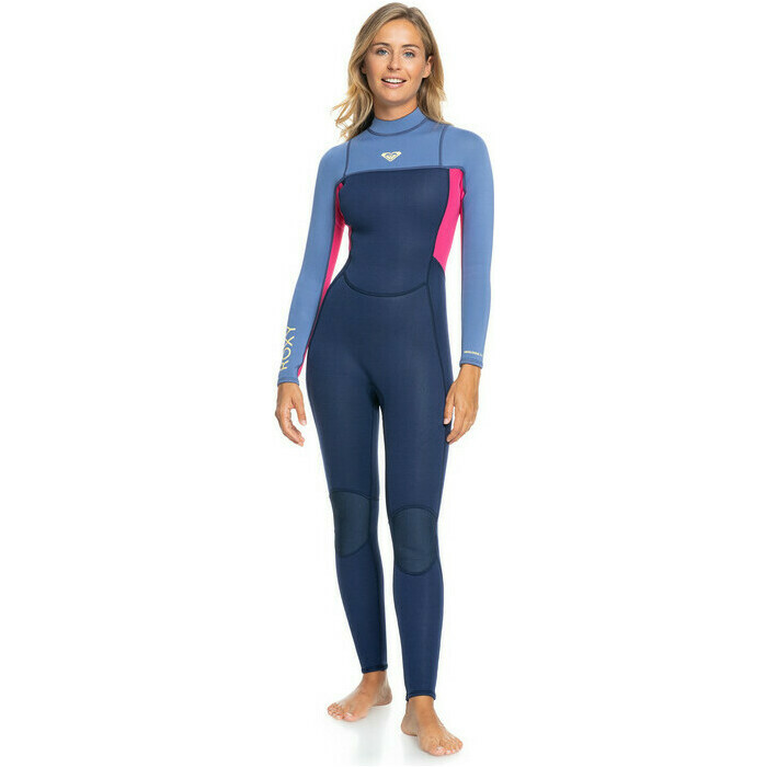 2024 Roxy Womens Prologue 3/2mm Back Zip Wetsuit ERJW103155 - Dark Denim