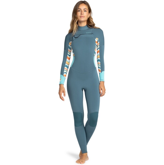 2024 Roxy Womens Swell Series 3/2mm Chest Zip Wetsuit ERJW103122 - Starglazer