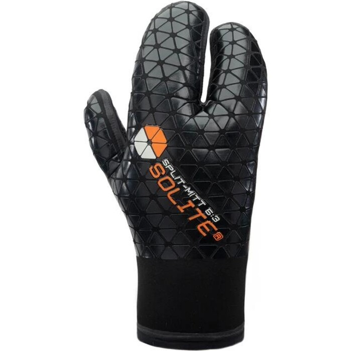 Solite 5/3mm 2024 Split-Mitt Neopren-Handschuhe 22017 - Black