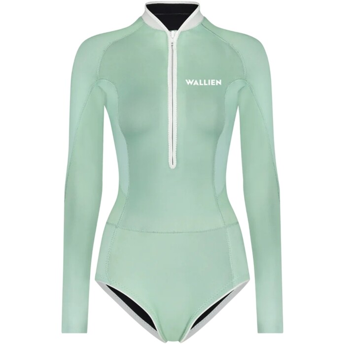 2024 Wallien Womens Horizonia 1.5mm Springsuit Wetsuit 101006010 - Aquamarine