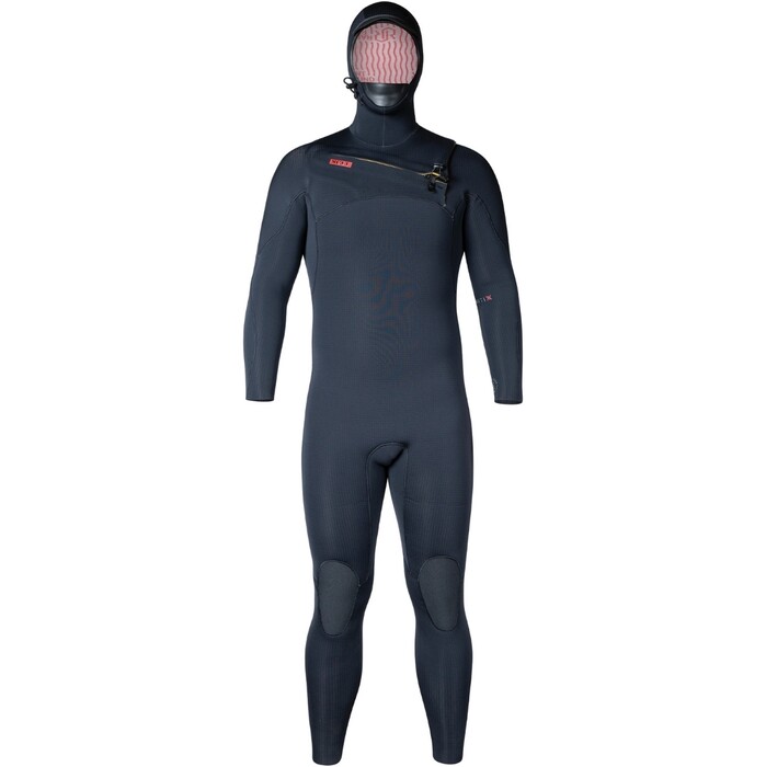 2024 Xcel Mens Infiniti 6/5mm Hooded Chest Zip Wetsuit MN65ZLH4 - Black