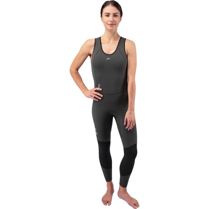 2024 Zhik Womens Superwarm Skiff Long John Wetsuit SKF-1130-DGY - Dark Grey