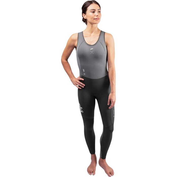 2024 Zhik Womens Superwarm X Skiff Long John Wetsuit 1180-GRY - Grey