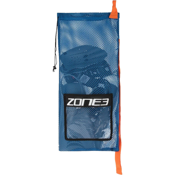 2024 Zone3 Large Mesh Training Bag & Swim Training Aids Bag SA18LMTB101 - Blue / Orange