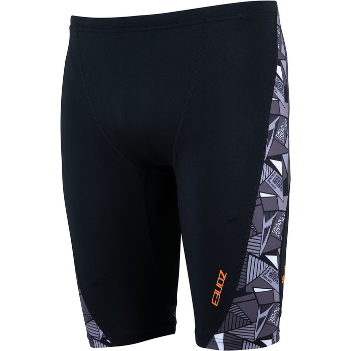 2024 Zone3 Mens OWS Renew Swim Jammers SW23MOWSJ122 - Black / Grey