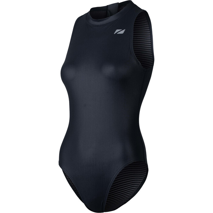 2024 Zone3 Frauen OWS Ti+ Thermal High Neck Costume SW24WOTIH101 - Black