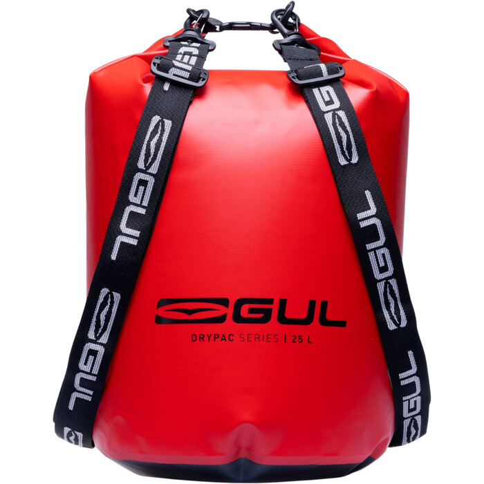 GUL Drypac 40L Dry Tasche - Wasserdichte Rucksacktasche Für Wassersport In Rot/Schwarz