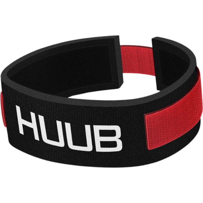 Huub Black 2025 Timing Chip Band A2-TCB - / Red