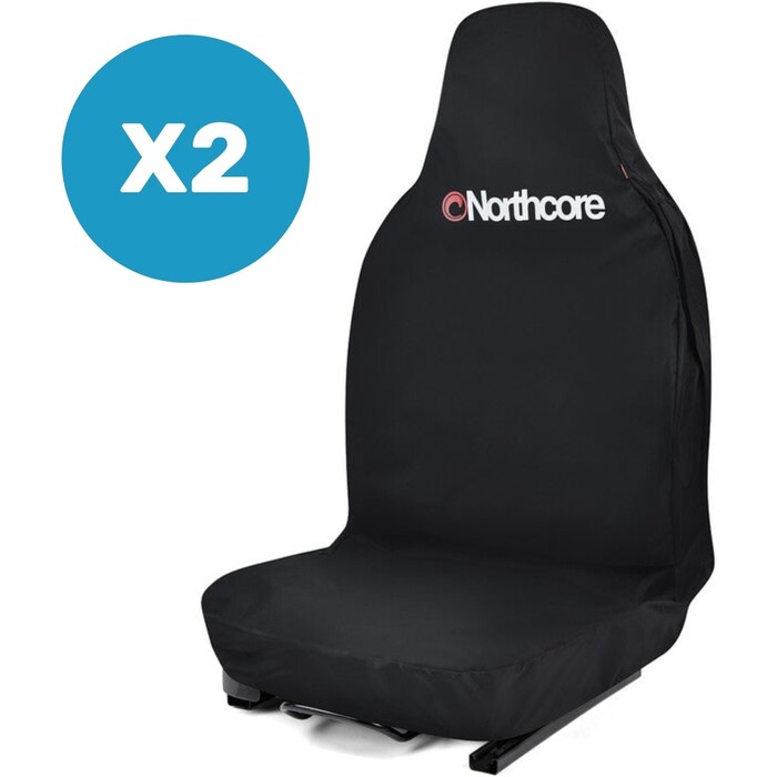 2025 Northcore Waterproof Car Seat Cover Bundle NWCSCB - Black