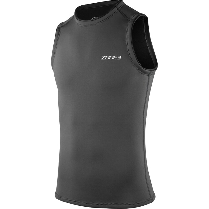 2025 ZONE3 Mens Yulex Vest NA25MYV104 - Black / Grey