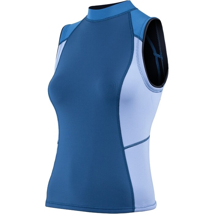 2025 ZONE3 Womens Yulex Vest NA25WYV126 - Multi Blue / White