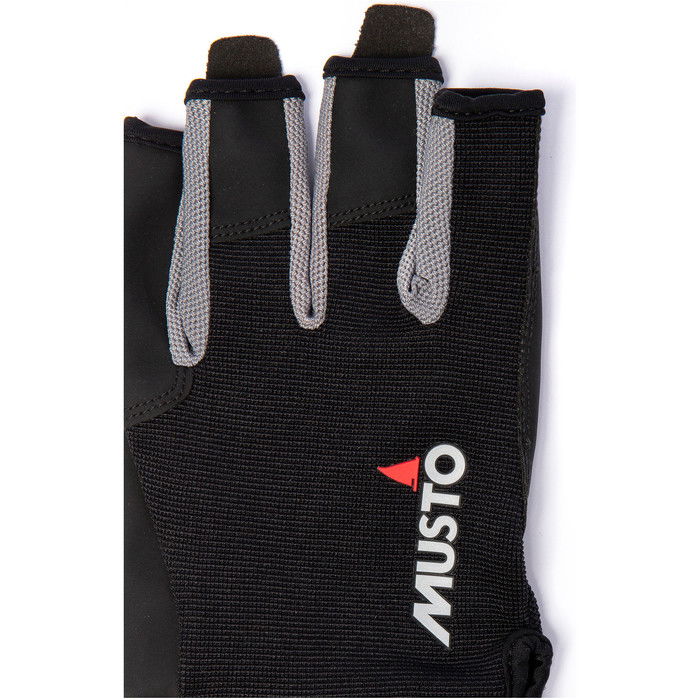 2024 Musto Essential Kurzfingerhandschuhe Augl003 - Schwarz