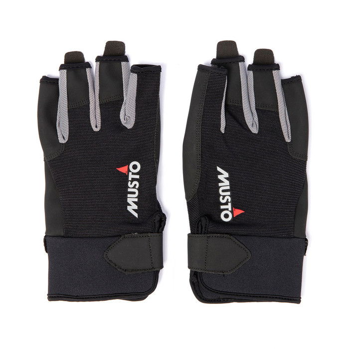 2024 Musto Essential Kurzfingerhandschuhe Augl003 - Schwarz