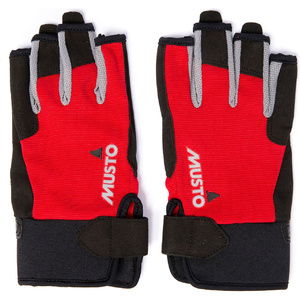 2024 Musto Essential Kurzfingerhandschuhe Augl003 - Rot