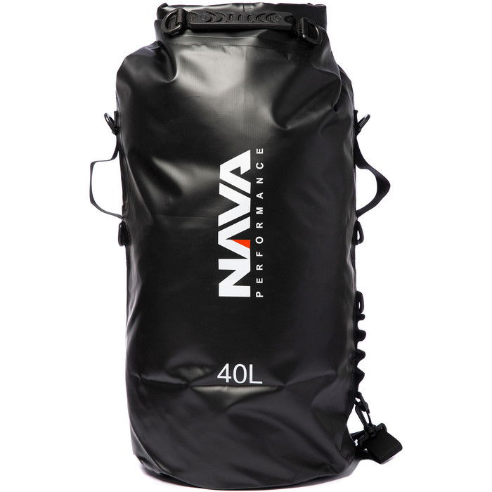 2024 Nava Performance 40L Drybag With Backpack Straps NAVA005 - Black