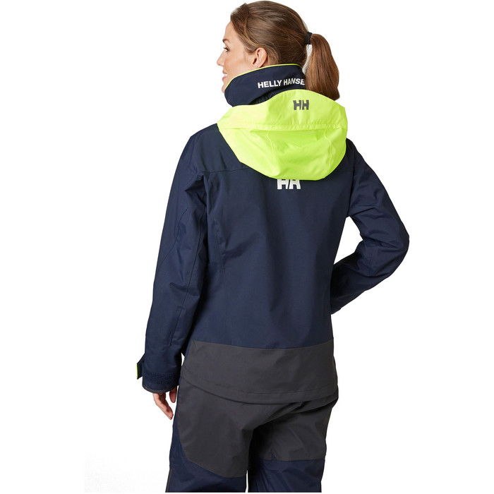 2024 Helly Hansen Womens Pier Coastal Sailing Jacket 34177 - Navy