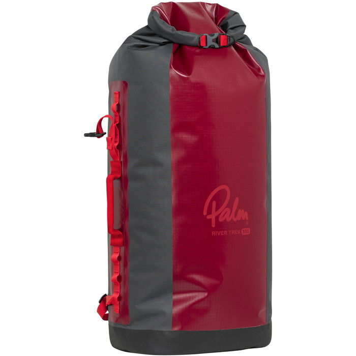 2024 Palm River Trek 100L Dry Back Pack 12348 - Chilli / Jet Grey