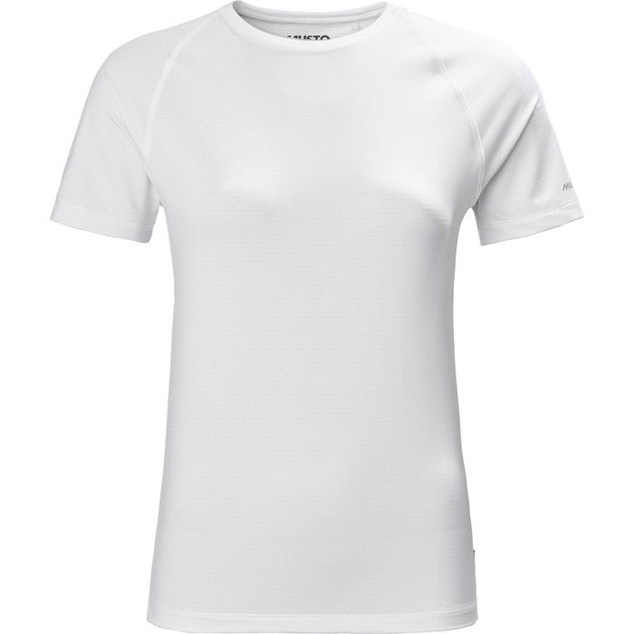 2024 Musto Frauen Evolution Sunblocker T-Shirt 2.0 81161 - Wei