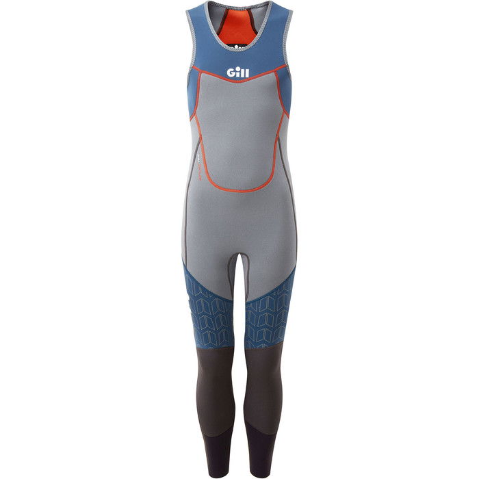 2024 Gill Junior Zenlite 2mm Flatlock Skiff Suit 5002J - Steel Grey