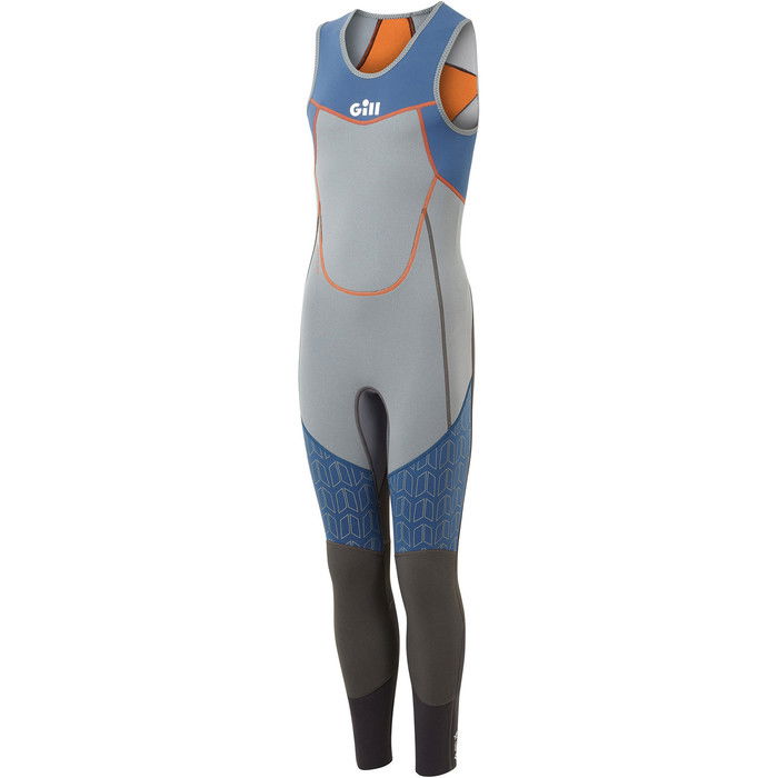 2024 Gill Junior Zenlite 2mm Flatlock Skiff Suit 5002J - Steel Grey