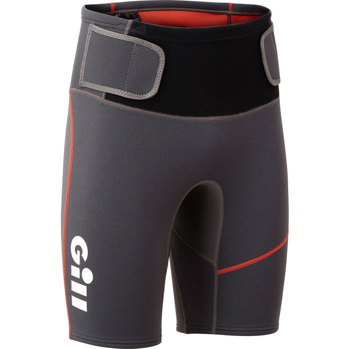 2024 Gill Mens Zenlite 2mm Flatlock Neoprene Shorts 5004 - Graphite