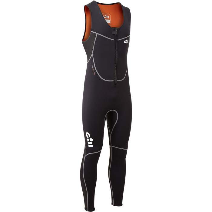 2024 Gill Junior Dynamic 3mm Long John Wetsuit 5017J - Black