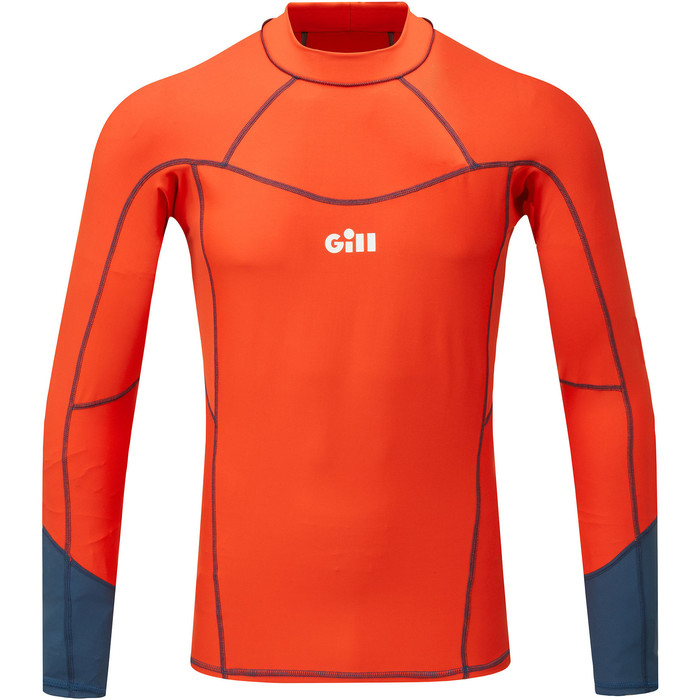 2023 Gill Mnner Pro Langrmelige Lycra-Weste 5020 - Orange