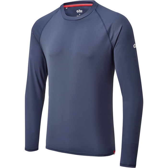 2023 Gill Mens Long Sleeve UV Tec Tee UV011 - Ocean