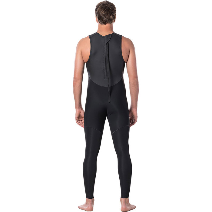 2024 Rip Curl Mens Dawn Patrol 1.5mm Back Zip Long John Wetsuit WSM9IM - Black