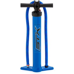 2021 STX Race 12'6 Inflatable Stand Up Paddle Board Package - Board, Bag, Paddle, Pump & Leash - Blue / Orange