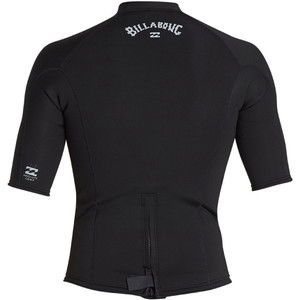 2020 Billabong Mens Absolute 2mm Short Sleeve Neoprene Jacket S42M74 - Black