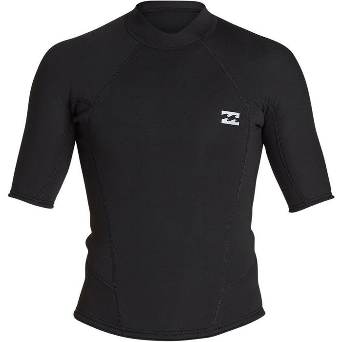 2020 Billabong Mens Absolute 2mm Short Sleeve Neoprene Jacket S42M74 - Black