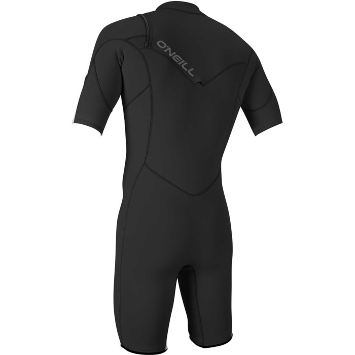 2024 O'Neill Mens Hammer 2mm Chest Zip Shorty Wetsuit 4927 - Black