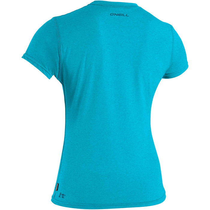 2024 O'neill Damen Hybrid Kurzarm Surf T-Shirt 4675 - Trkis