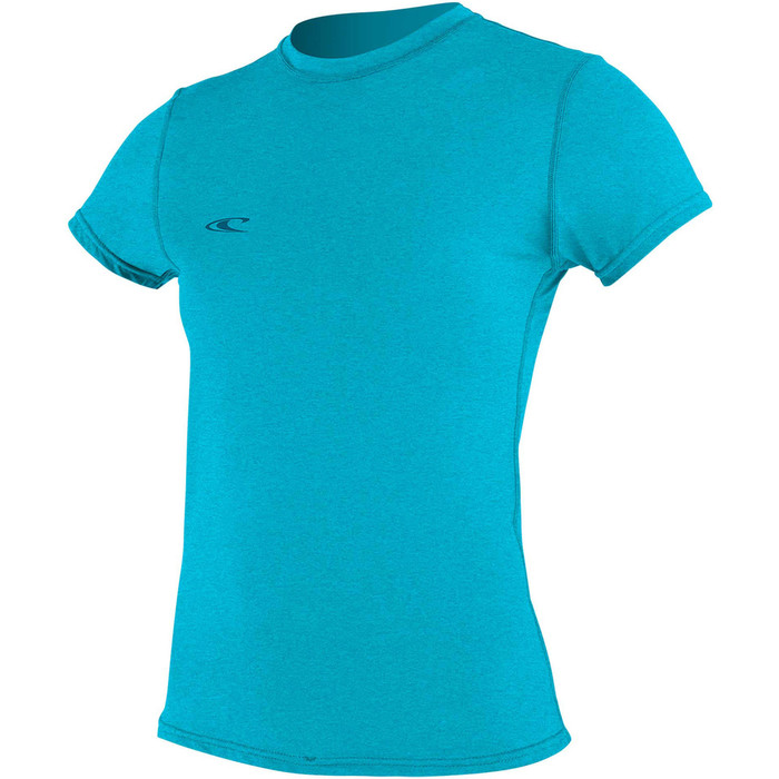 2024 O'neill Damen Hybrid Kurzarm Surf T-Shirt 4675 - Trkis