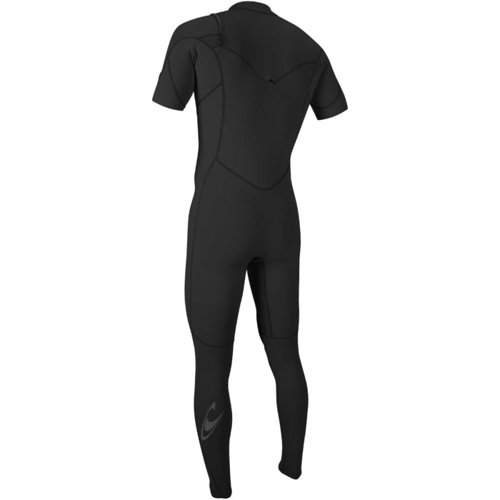 2024 O'Neill Mens Hammer 2mm Short Sleeve Chest Zip Wetsuit 5056 - Black