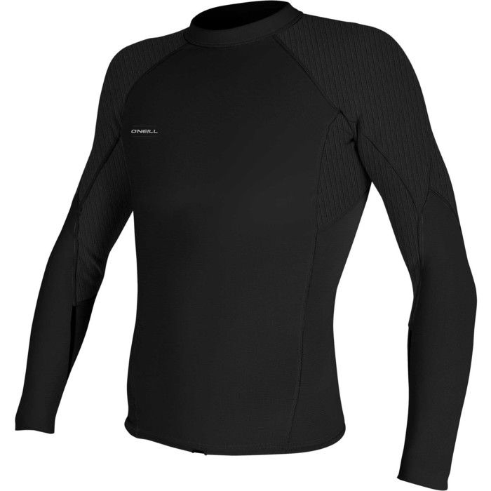 2024 O'Neill Mens Hyperfreak 1.5mm Long Sleeve Neoprene Top 5288 - Black