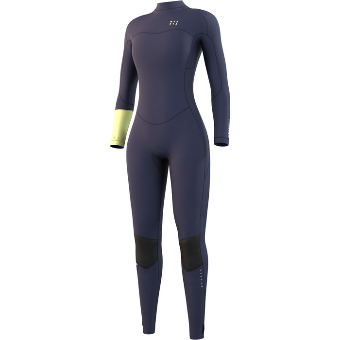 2024 Mystic Womens Dazzled 5/3mm Back Zip Wetsuit 35000220096 - Night Blue