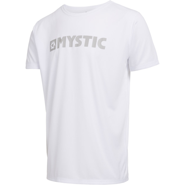 2023 Mystic Mens Star Kurzarm Quickdry Rash Rash Vest 35001220287 - Wei