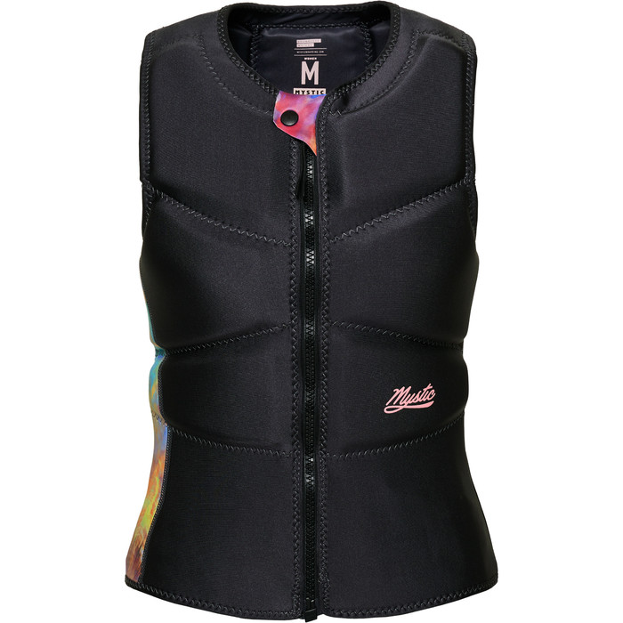 2023 Mystic Womens Ruby Front Zip Impact Vest 35005220143 - Dark Grey